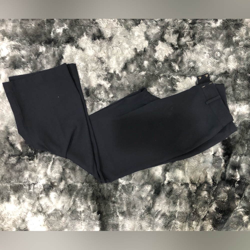 ❤️JONES WEAR STRETCH NAVY BLUE FLARE BUSINESS SUIT PANTS❤️